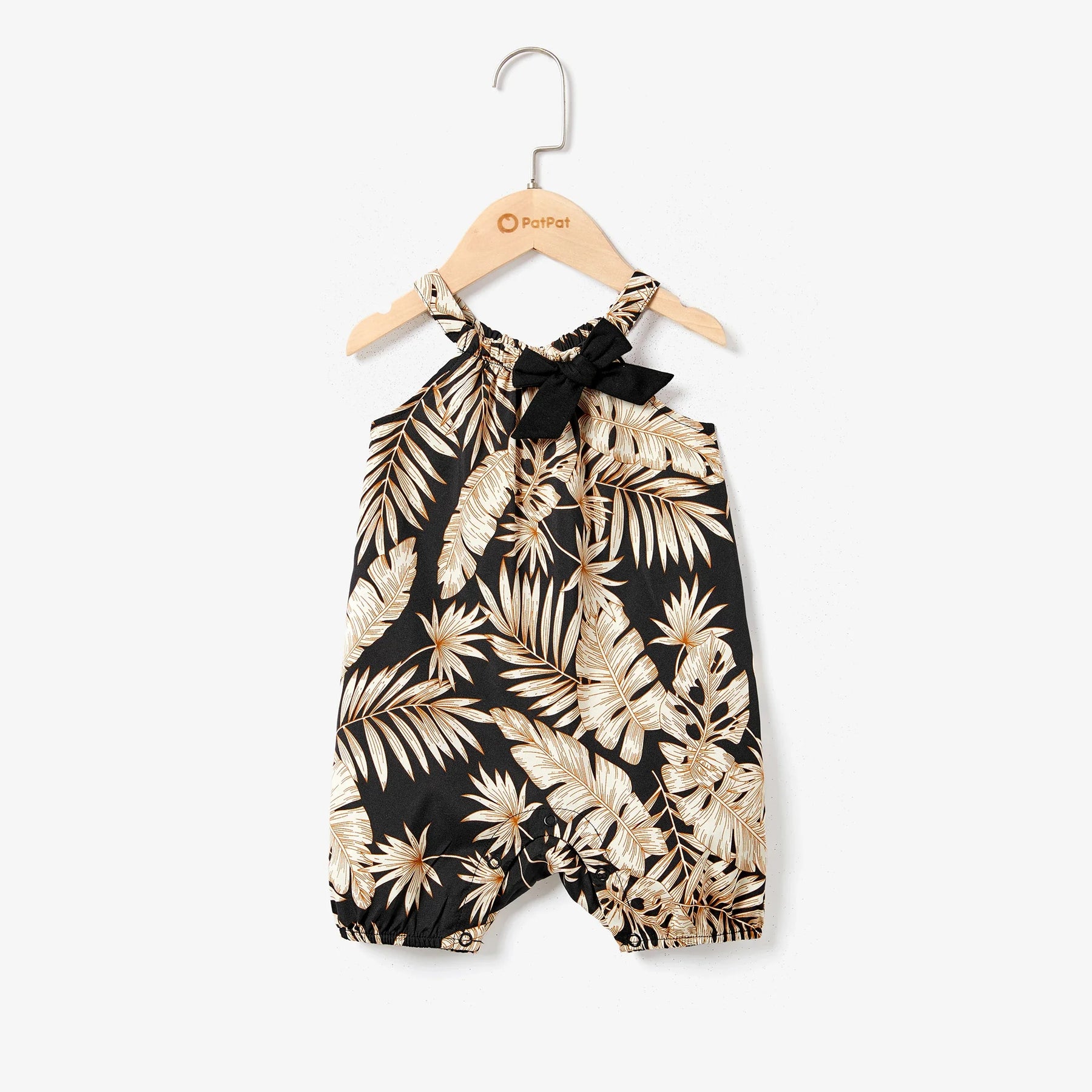 Black Floral Mother and Daughter Jumpsuit