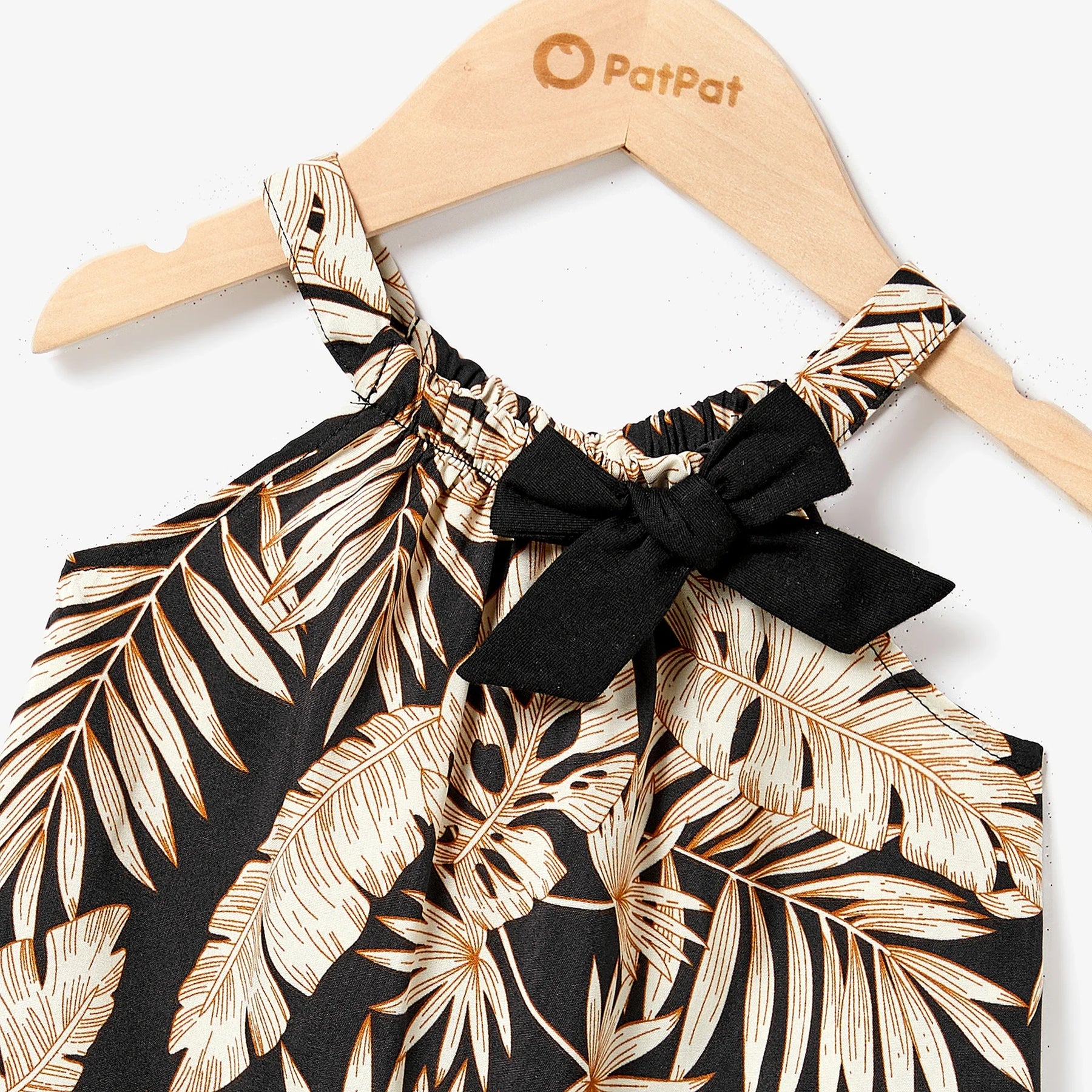 Black Floral Mother and Daughter Jumpsuit