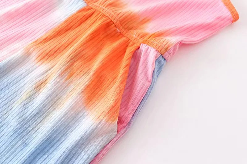 Mother and Daughter Tie Dye Romper