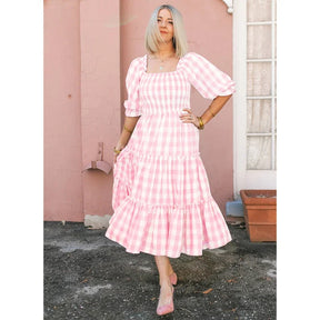 Pink Mother and Daughter Dress