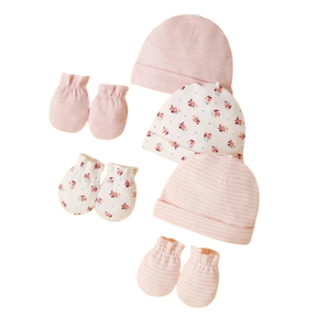 3 Piece Baby Hat and Gloves Kit