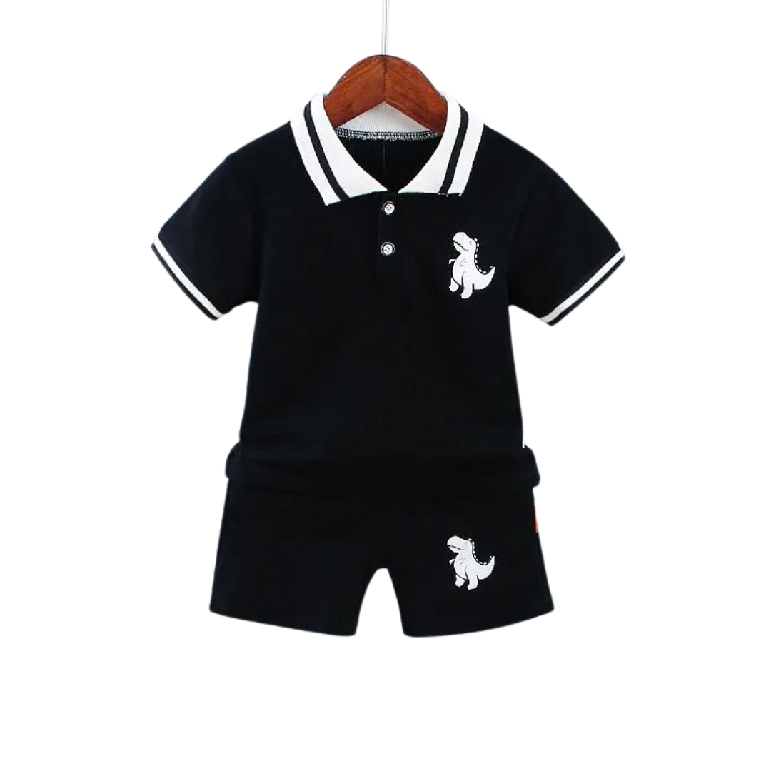 Dino T-Shirt and Shorts Set for Boys Kids