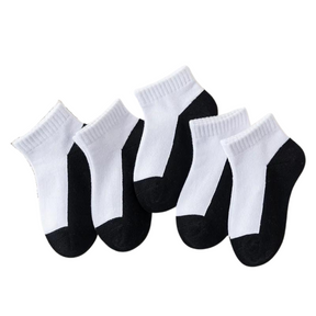 5 Paar schwarze Basic-Socken