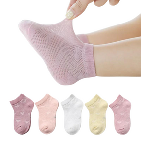 Kit 5 Pairs of Heart Socks