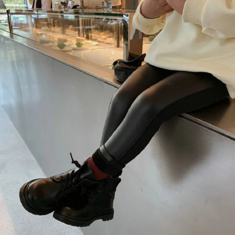 Lederleggings für Kinder