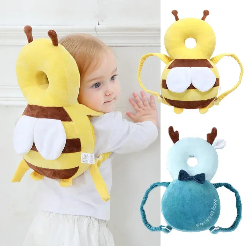 Baby's Head Back Protection Pillow, Learn Walk Chapelaria, Prevenir o Lactente, Prevenção Almofada de Segurança, Almofadas de Abelha, Crianças