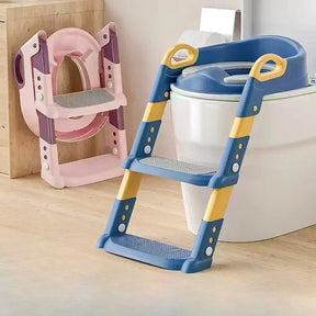Novo pisou vaso sanitário dobrável para crianças, banco multifuncional para meninos e meninas, treinamento de vaso sanitário para crianças