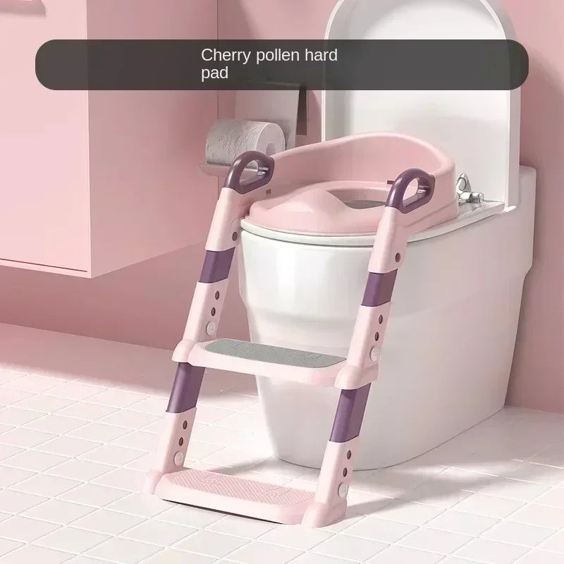 Novo pisou vaso sanitário dobrável para crianças, banco multifuncional para meninos e meninas, treinamento de vaso sanitário para crianças