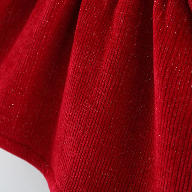 Luxury Christmas Newborn Dress