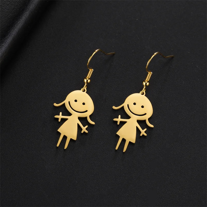 Daughter Charm Earring