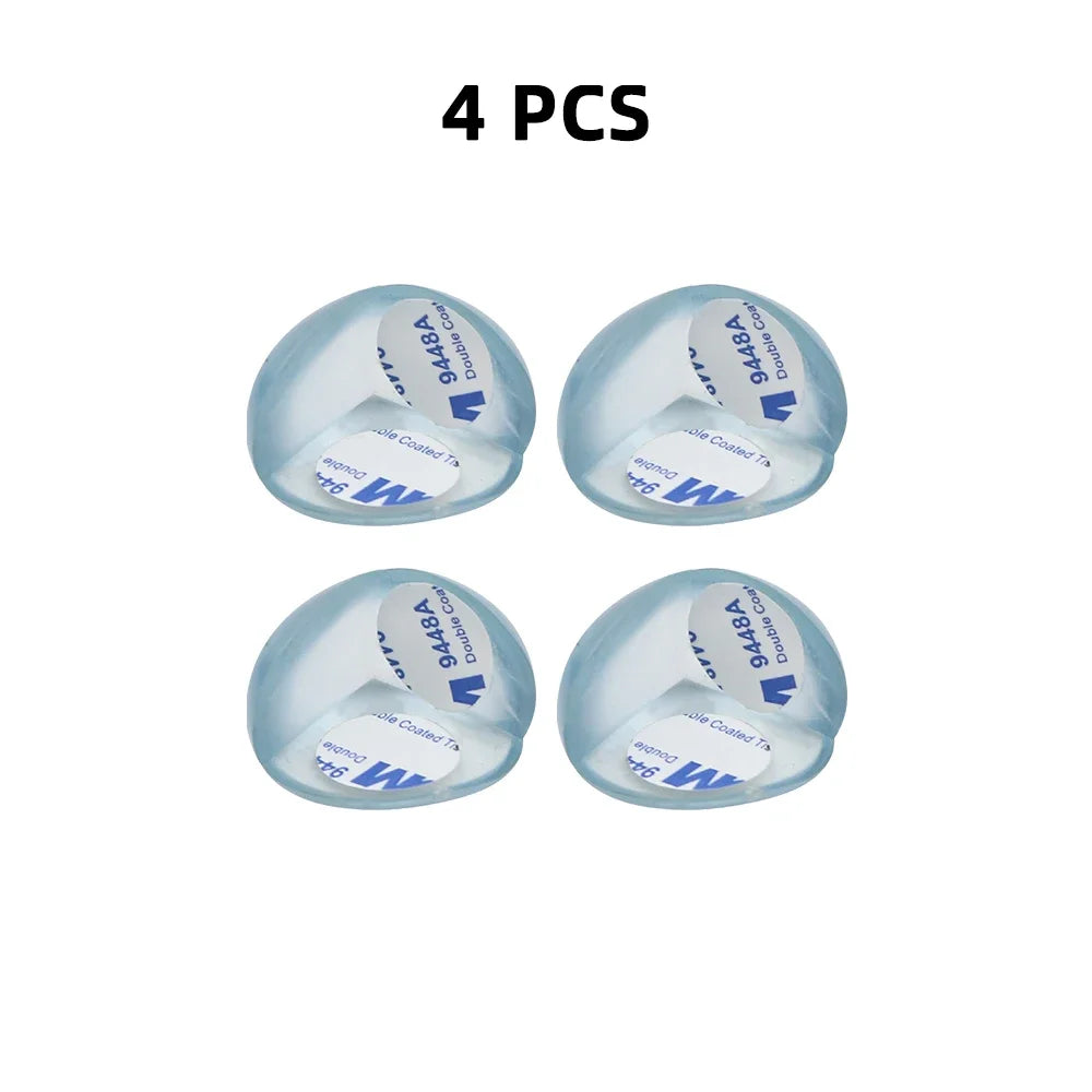 Protetor de canto de mesa de silicone de segurança do bebê móveis borda proteção capa transparente crianças anti colisão borda guardas