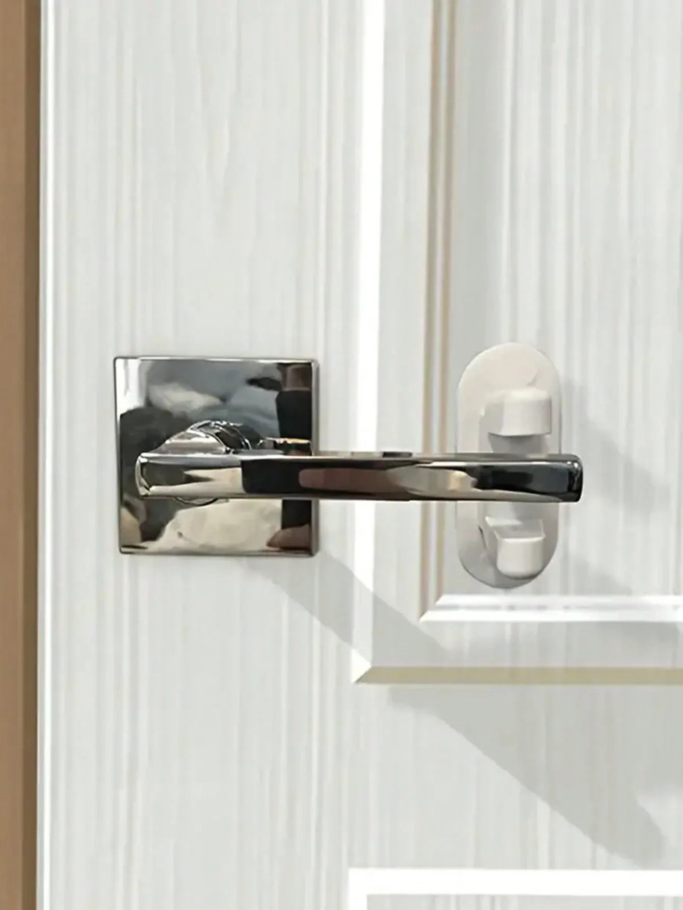 Children's Door Lever Lock, Segurança para Crianças, Home Protection Lock, 3m Adhesive, 1Pc